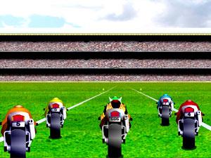 足球場機車賽 足球場機車賽