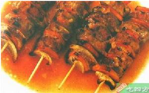 圓蔥串燒豬裡脊