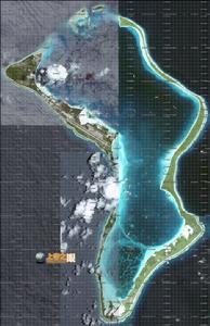 迪戈加西亞島衛星地圖