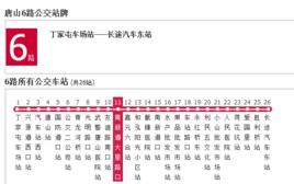 唐山公交6路