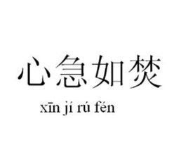 心急如焚 心急如焚