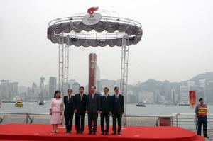 奧運聖火抵達香港