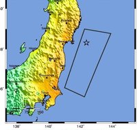 日本地震烈度分布圖