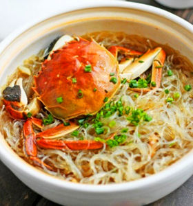 螃蟹冬粉煲 螃蟹冬粉煲