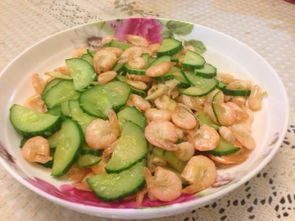 白米蝦炒黃瓜 白米蝦炒黃瓜