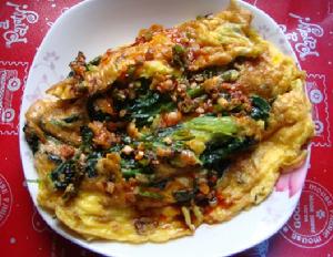 雞蛋菠菜脯 雞蛋菠菜脯