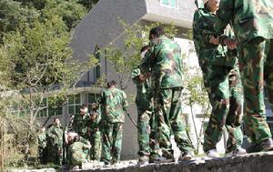 河北輕工業管理學院學生拓展訓練