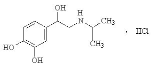 鹽酸異丙腎上腺素氣霧劑