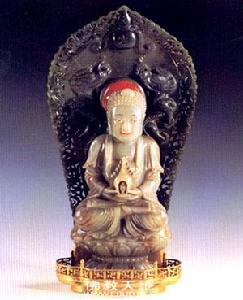 釋迦牟尼玉雕像 釋迦牟尼玉雕像