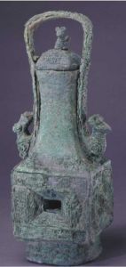 商十字洞腹方卣 商十字洞腹方卣