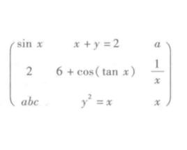 符號矩陣 符號矩陣