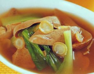 豆腐腰片湯 豆腐腰片湯