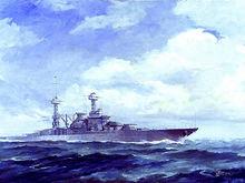 南達科他號戰列艦藝術畫