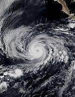 強颶風羅莎 9月27日衛星雲圖