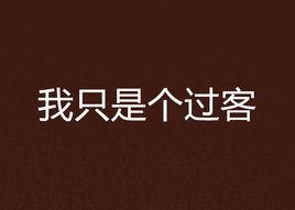 我只是個過客 我只是個過客