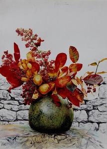 朱少春原子筆畫作品