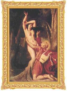 夏塞里奧畫阿波羅與達芙妮