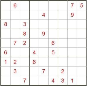 數獨題目