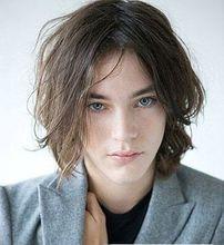 男式長發——捲髮波波頭