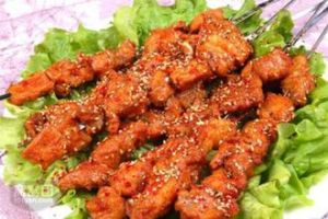 烤豬肉串 烤豬肉串