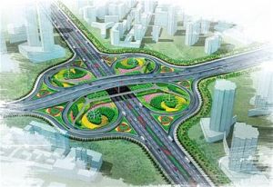 苜蓿葉式立交 苜蓿葉式立交