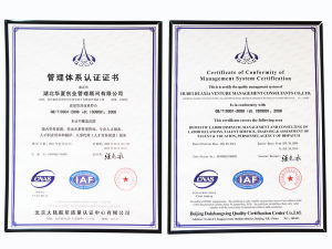 2009年獲ISO9001質量管理體系認證