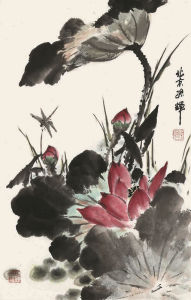 映日荷花別樣紅