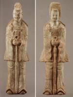 彩繪文吏俑 彩繪文吏俑