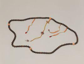 清乾隆伽南香朝珠 清乾隆伽南香朝珠