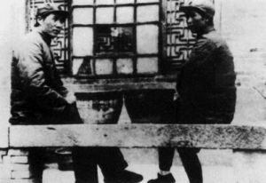 1936年毛澤東與賀子珍在保全
