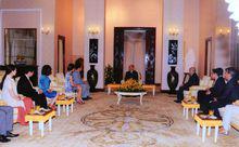 高棉國王會見