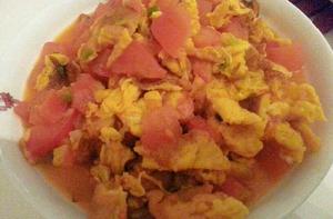 番茄清炒鵝蛋 番茄清炒鵝蛋