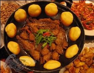 貼餑餑熬小魚 貼餑餑熬小魚