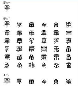 章[漢語漢字]