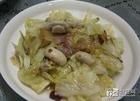 臘肉蘑菇炒包菜 臘肉蘑菇炒包菜