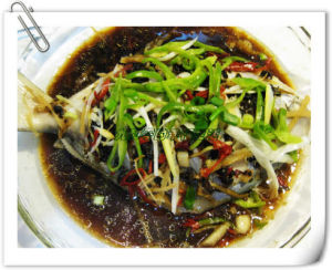 豆豉蒸平魚 豆豉蒸平魚