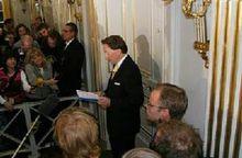 諾貝爾文學獎頒獎現場