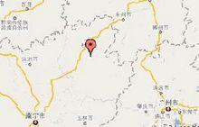 興坪鎮在廣西壯族自治區內位置
