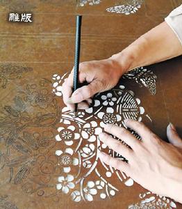 藍印花布製作工藝流程