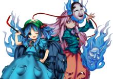 河城荷取&amp;秦心（憑依華立繪）