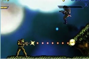 《魂斗羅黑白雙煞無敵版》遊戲截圖