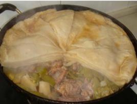 豆角烀餅 豆角烀餅