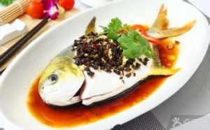 燒豉汁鯧魚 燒豉汁鯧魚