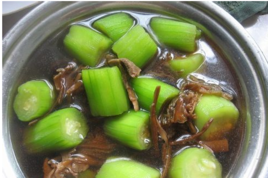 霉乾菜絲瓜湯 霉乾菜絲瓜湯