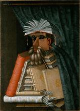 《圖書館員》，一幅1556年的油畫