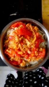番茄雞蛋撈麵 番茄雞蛋撈麵