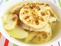 蓮藕桂花湯 蓮藕桂花湯