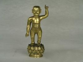 鎏金銅太子佛像 鎏金銅太子佛像