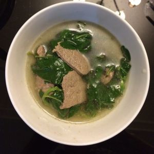 粉腸肉片浸枸杞 粉腸肉片浸枸杞