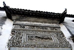 大型磚雕門樓--王母盛宴